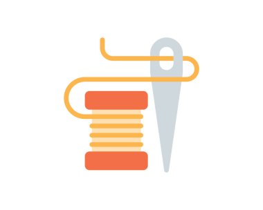 Beyaz arkaplanda el sanatları simgesi, vektör illüstrasyonu