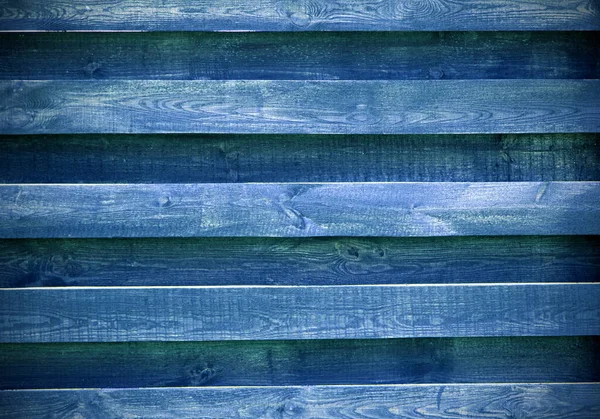Blauer Holzhintergrund. Hellblau verblasste lackierte Holzstruktur — Stockfoto