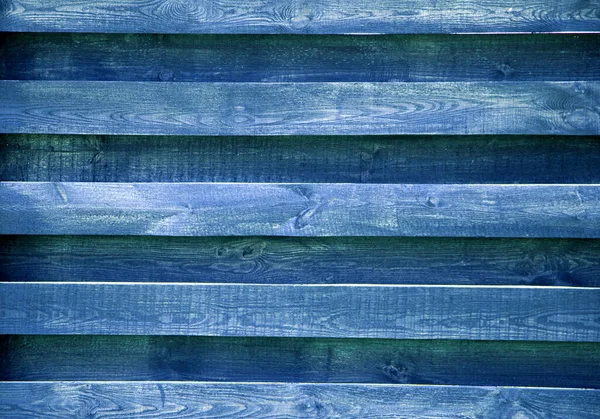 青い木製の背景。淡いブルー塗装木の質感 — ストック写真