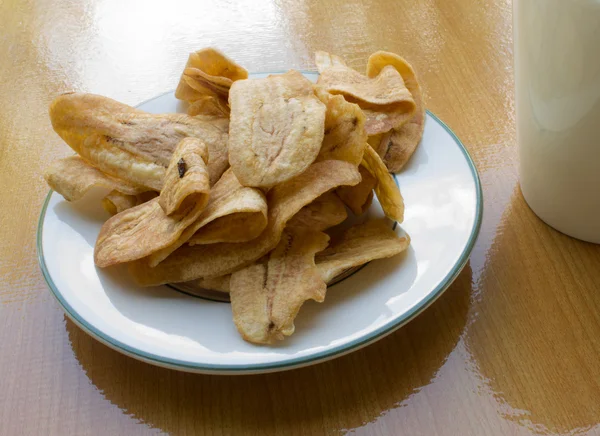 Chips de plátano Fotos de stock libres de derechos