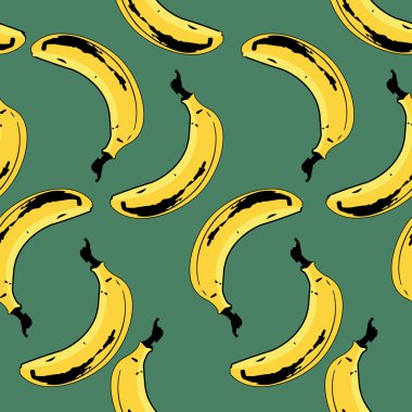 Bananas Seamless Pattern clipart