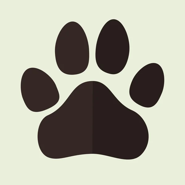 Pet Footprint — Stock Vector