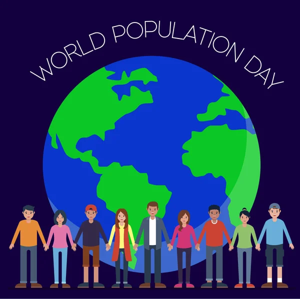 World Population Day Observed 11Th July — Foto de Stock