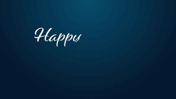 Happy Friendship Day Greeting Text Particles 3840X2160Px — Video Stock