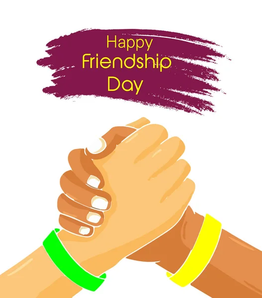 Friendship Day Holding Promise Hand — Stock Photo, Image