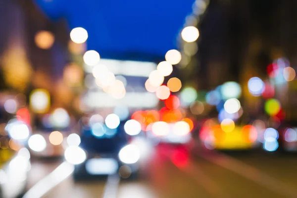 City road rörelseoskärpa. Natt bakgrund — Stockfoto