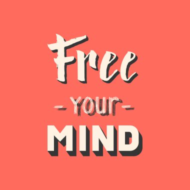 Aklını boşalt. El yazı çekilmiş