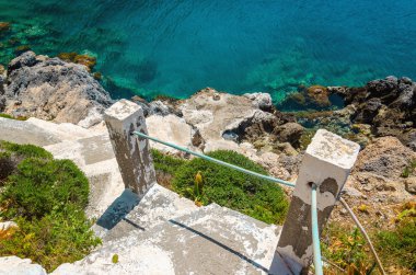 Eski merdiven plaja adada, Kos, Yunanistan