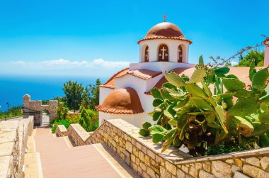 Yunanlılar kilise ile deniz, Yunanistan Panoraması