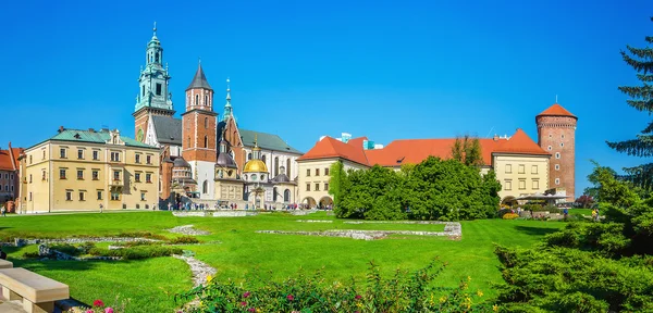 Nádvoří královského hradu Wawel, Krakov, Polsko — Stock fotografie