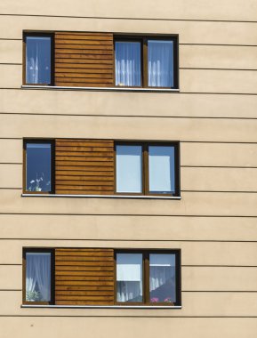 Modern bir apartman mimari arka plan