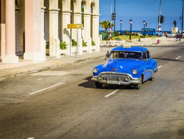 Klasik Amerikan arabası.