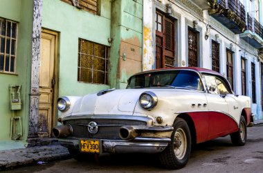 Klasik Amerikan arabası.