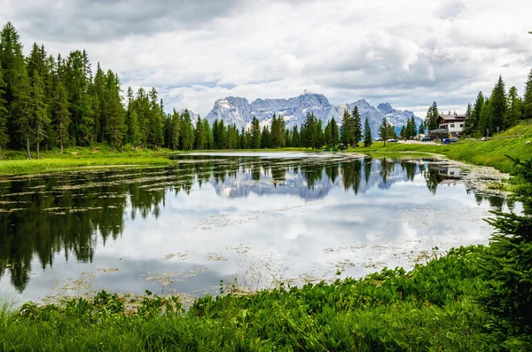 Antorno Lake, Province of Belluno — Stock Photo, Image