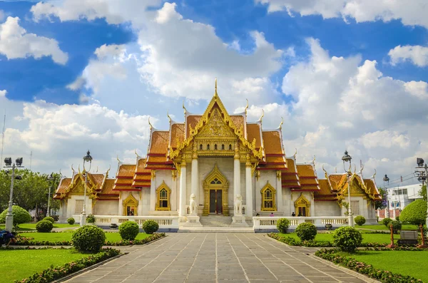 Samordning Hall av Wat Benchamabopitr, Bangkok — Stockfoto
