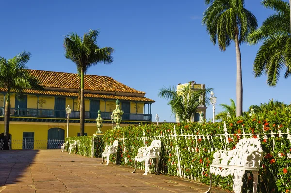 Main square in Trinidad — Stock Photo, Image