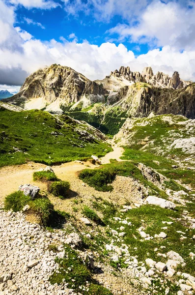Panorama of Dolomites Mountains — Stock Photo, Image
