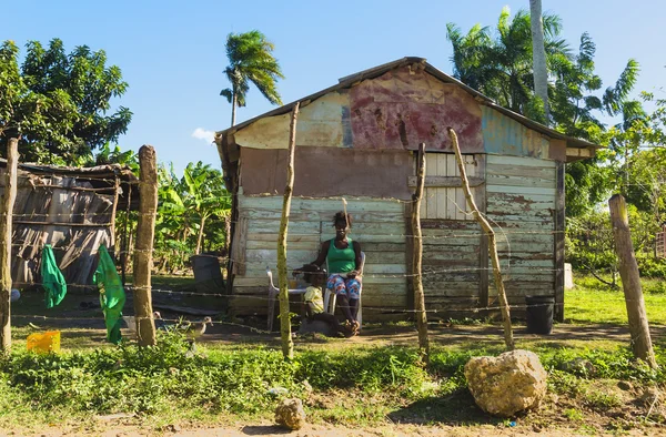 Countryside house at the Dominican Republic — Stock Photo, Image