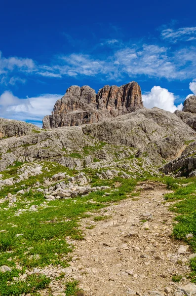 Панорама гір Доломітові Альпи — стокове фото