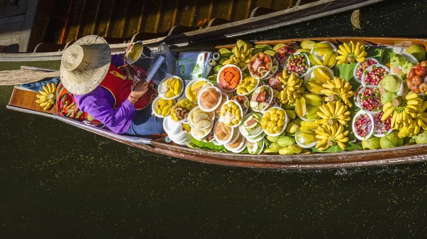 Mercado flotante, Tailandia —  Fotos de Stock