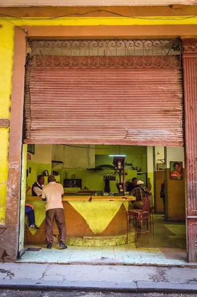 Typiska kubanska café — Stockfoto