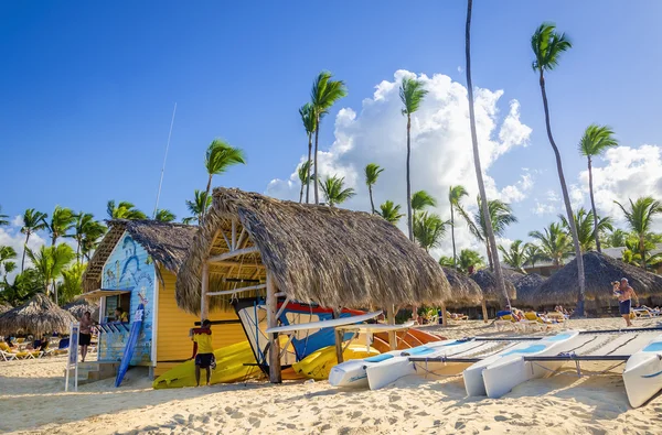 Rent sports equipment, Caribbean Island — Stock Photo, Image