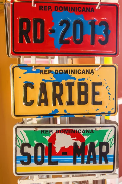 Segni della Repubblica Dominicana — Foto Stock