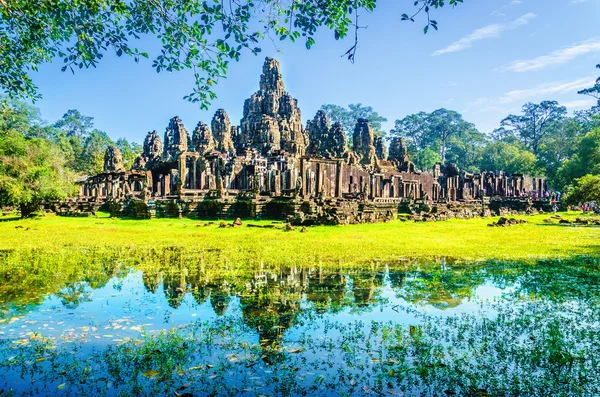Thom, berömda templet i Angkor Wat, Kambodja — Stockfoto