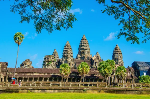 Angkor wat templo, siem cosechar, cambodia — Foto de Stock