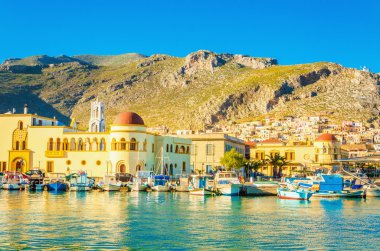 Bağlantı noktası ve Pothia Kalymnos, Yunanistan townhall