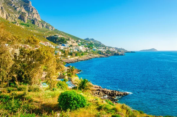 Increíble bahía de mar en la isla griega — Foto de Stock