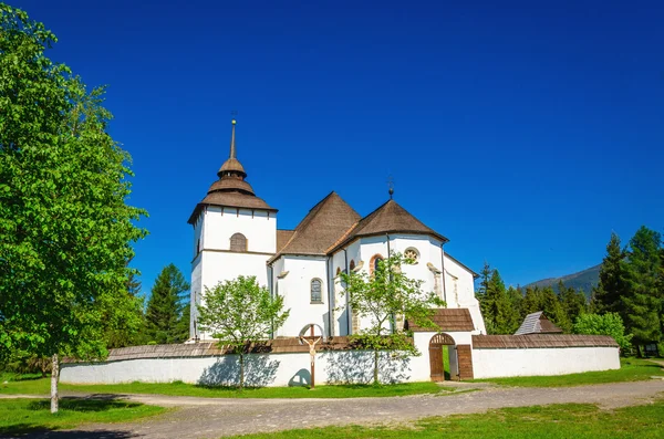 Gothic church in open-air museum, Slovakia — Stock Photo, Image