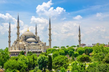 İstanbul 'daki mavi cami, hindi.