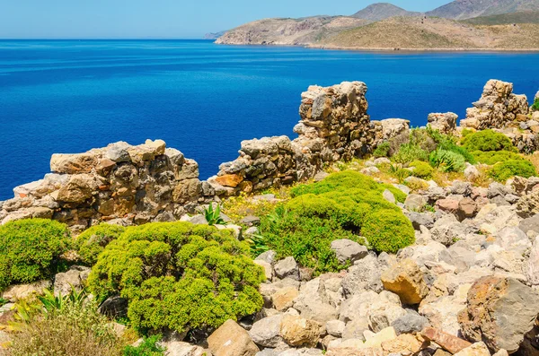 Прикрасити узбережжя і тихий море, бухту з грецької costline — стокове фото