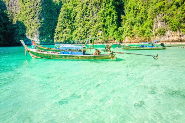 Barcos tailandeses tradicionais, Tailândia — Fotografia de Stock