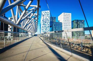 Merkezi Oslo, Norveç'in modern iş mimarisi