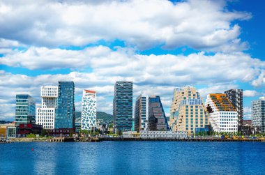 Oslo Norveç, Scandinavia'nın manzarası