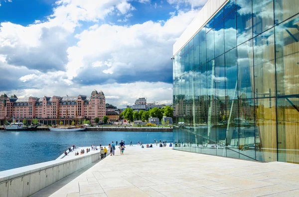 Oslo Opera House-ban Norvégia — Stock Fotó