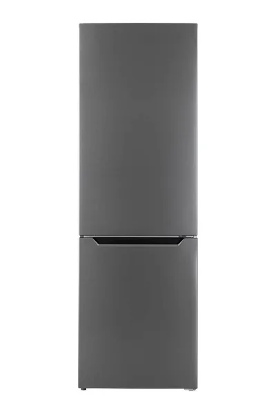 Новый Холодильник Изолирован Белом Фоне Современная Кухня Бытовая Техника Лицензионные Стоковые Изображения