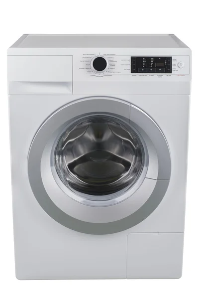 Isolerad tvättmaskin på en vit bakgrund — Stockfoto