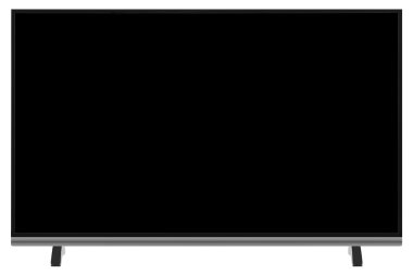 Geniş ekran görünümünü Internet üzerinde beyaz backgro izole tv monitör