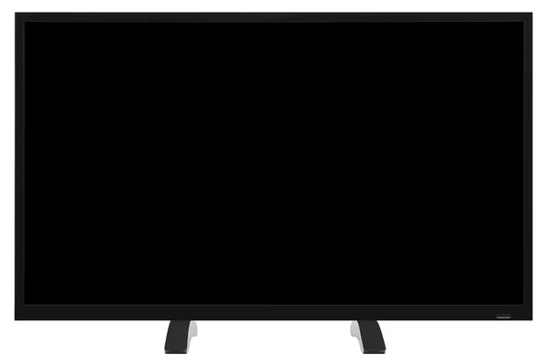 Vista del monitor internet tv widescreen isolato su backgro bianco — Foto Stock