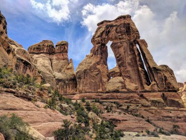 Canyonlands Ulusal Parkı 'nda Druid Kemeri