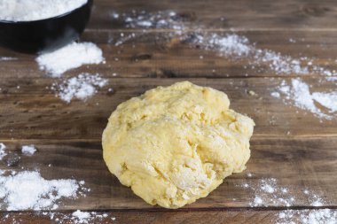 Pan de Muerto 'nun hamur işlemleri. Fırın kavramı.