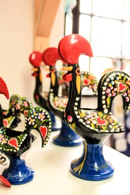 Portekiz Lizbon şehrinin renkli horoz hatıraları