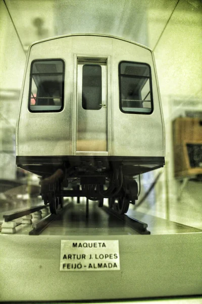 Μικροσκοπικό Μοντέλο Του Μετρό Αυτοκινήτων — Φωτογραφία Αρχείου