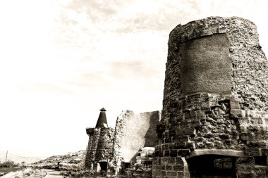 Lucainena de las Torres, Endülüs, İspanya 'daki eski terk edilmiş eritme fırını..
