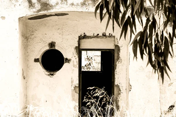 Velha Casa Abandonada Rodalquilar Almeria Espanha — Fotografia de Stock