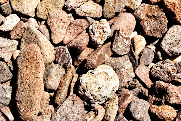 Textur Der Felsen Strand Von Cabo Gata Almeria — Stockfoto