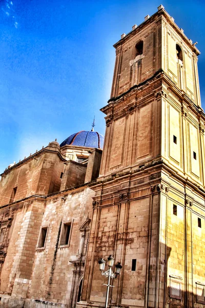 Церковь Санта Мария Голубым Небом Эльче Аликанте Испания — стоковое фото